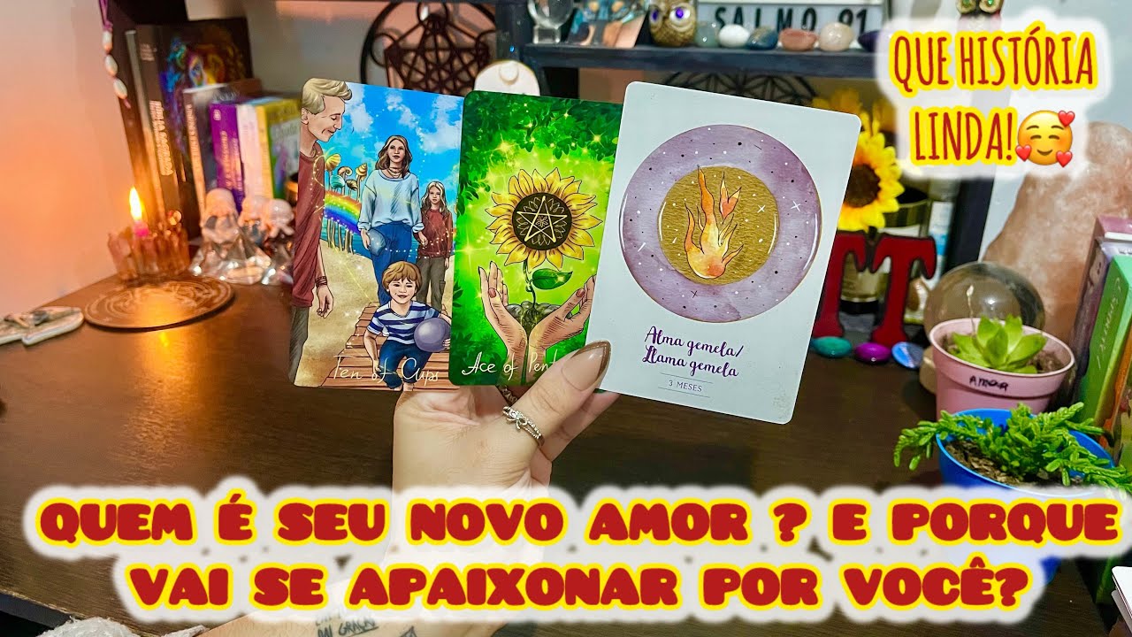 👩‍❤️‍💋‍👨 ESSE É SEU NOVO AMOR E PORQUE VAI SE APAIXONAR POR VOCÊ! Tiragem de tarô amor 