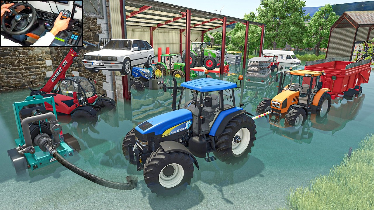 FS25 Réalisme au MAX : Evacuation de la Ferme Inondée (Pompage d'eau) | Roleplay
