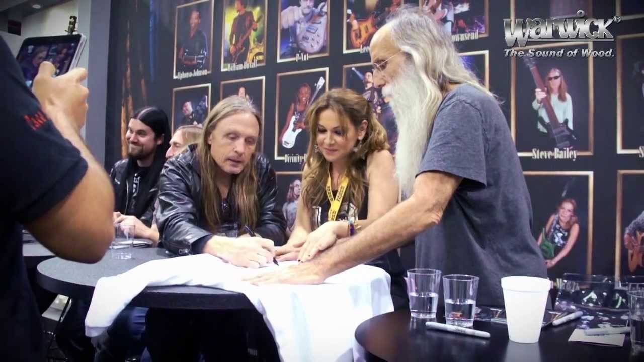 FRAMUS & WARWICK @ NAMM 2014 -  Endorser Meet & Greets