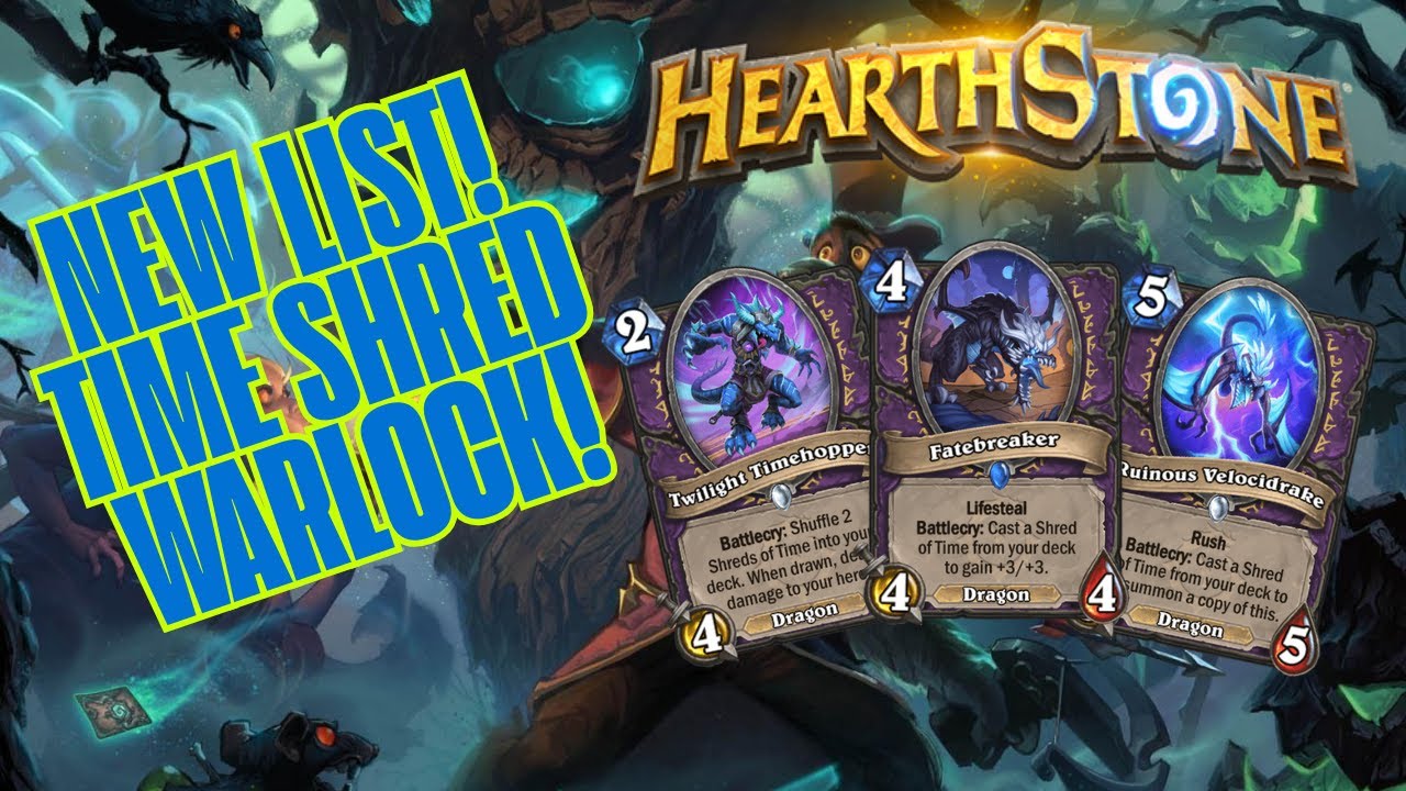 NEW Time Shred Warlock List, Bring The Pain! | Hearthstone