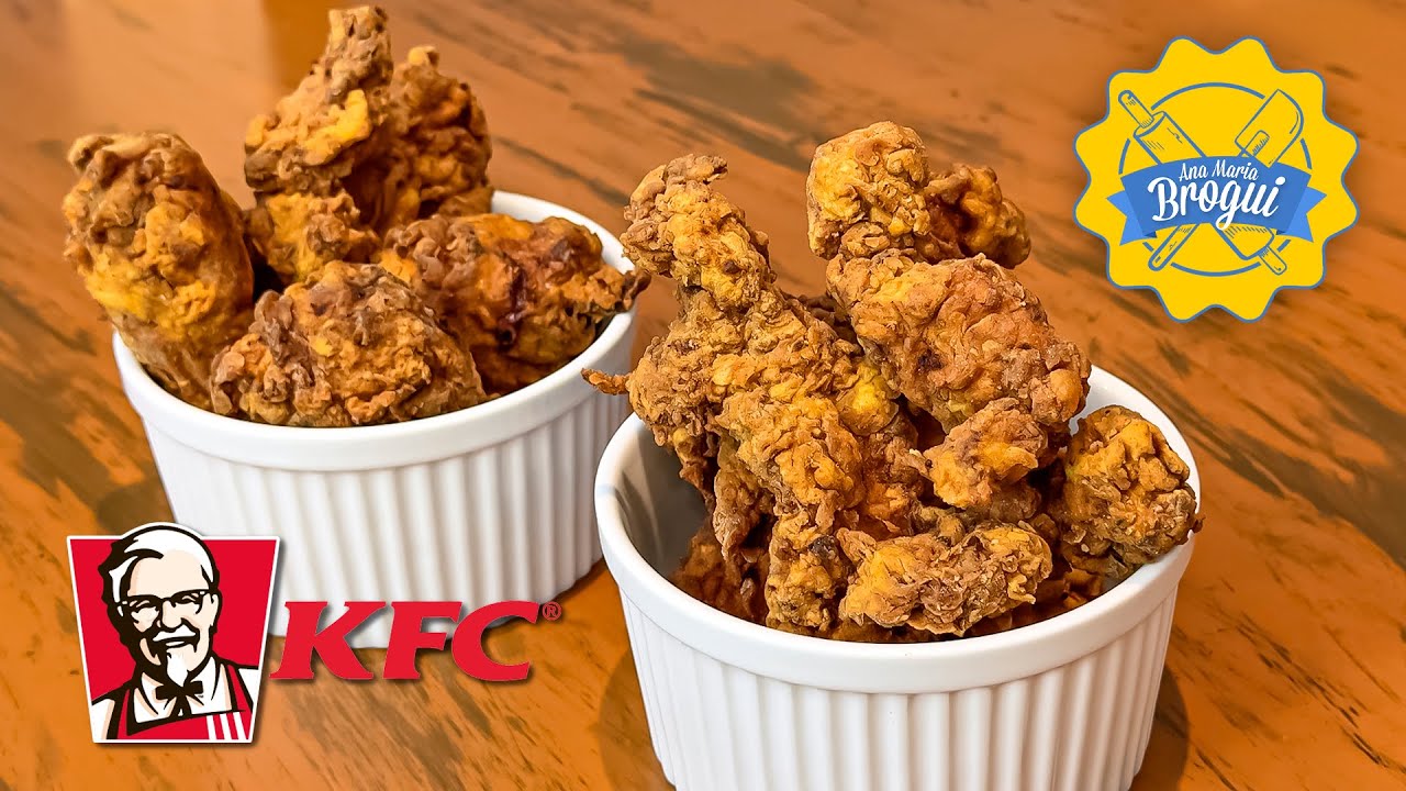COMO FAZER FRANGO FRITO CROCANTE IGUAL KFC | SUCULENTO E SABOROSO | Ana Maria Brogui