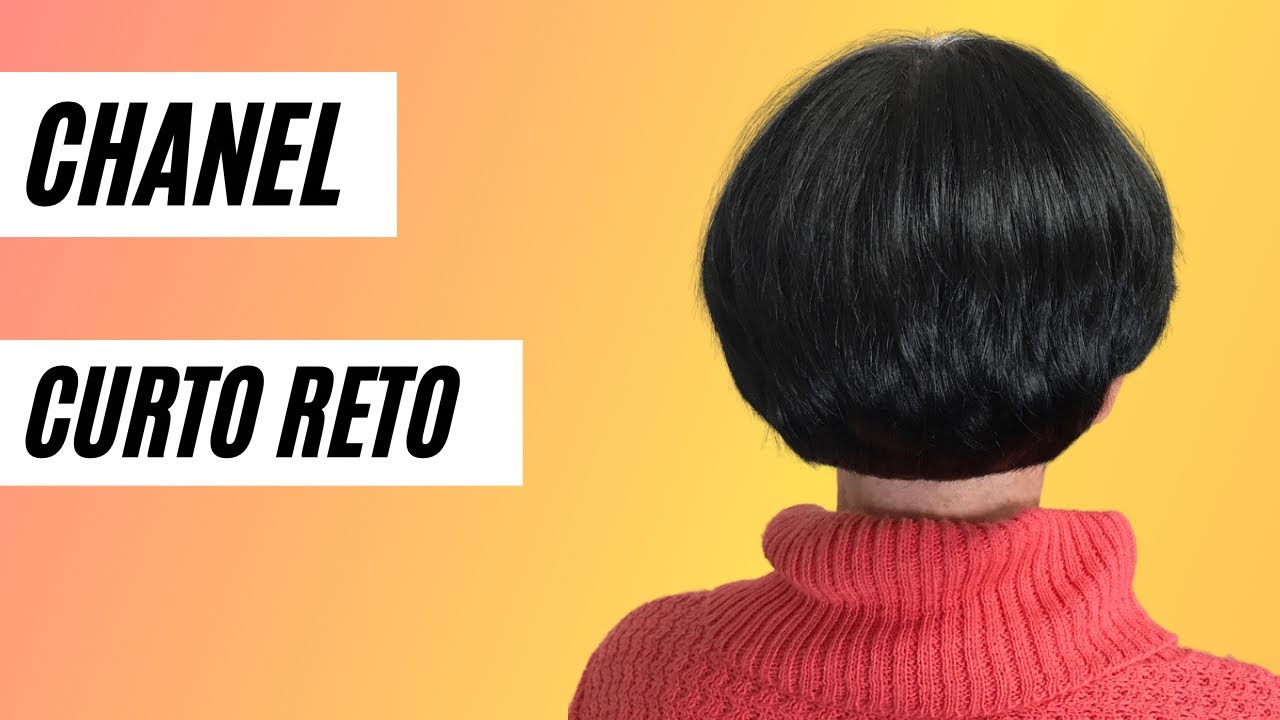 Como Fazer o Corte Chanel Bob Reto /lLU BLANCO