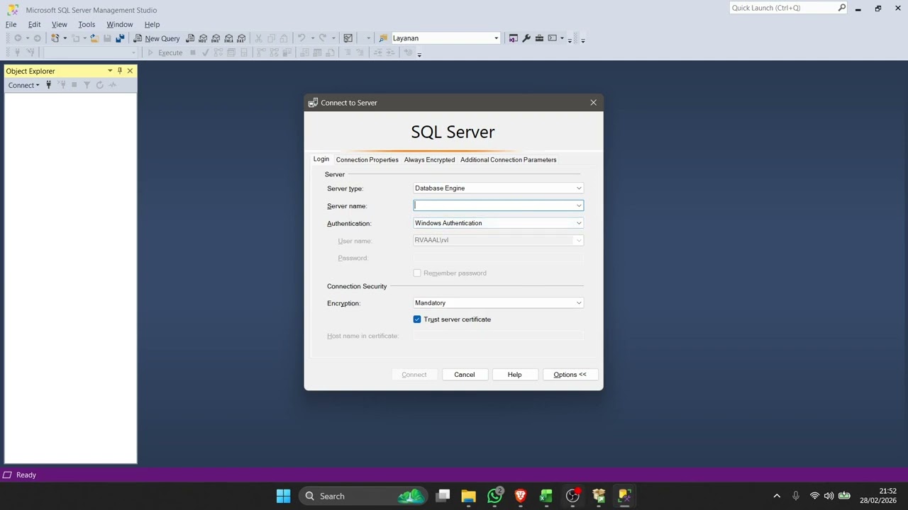 Instalasi SQL Server Management Studio (SSMS)