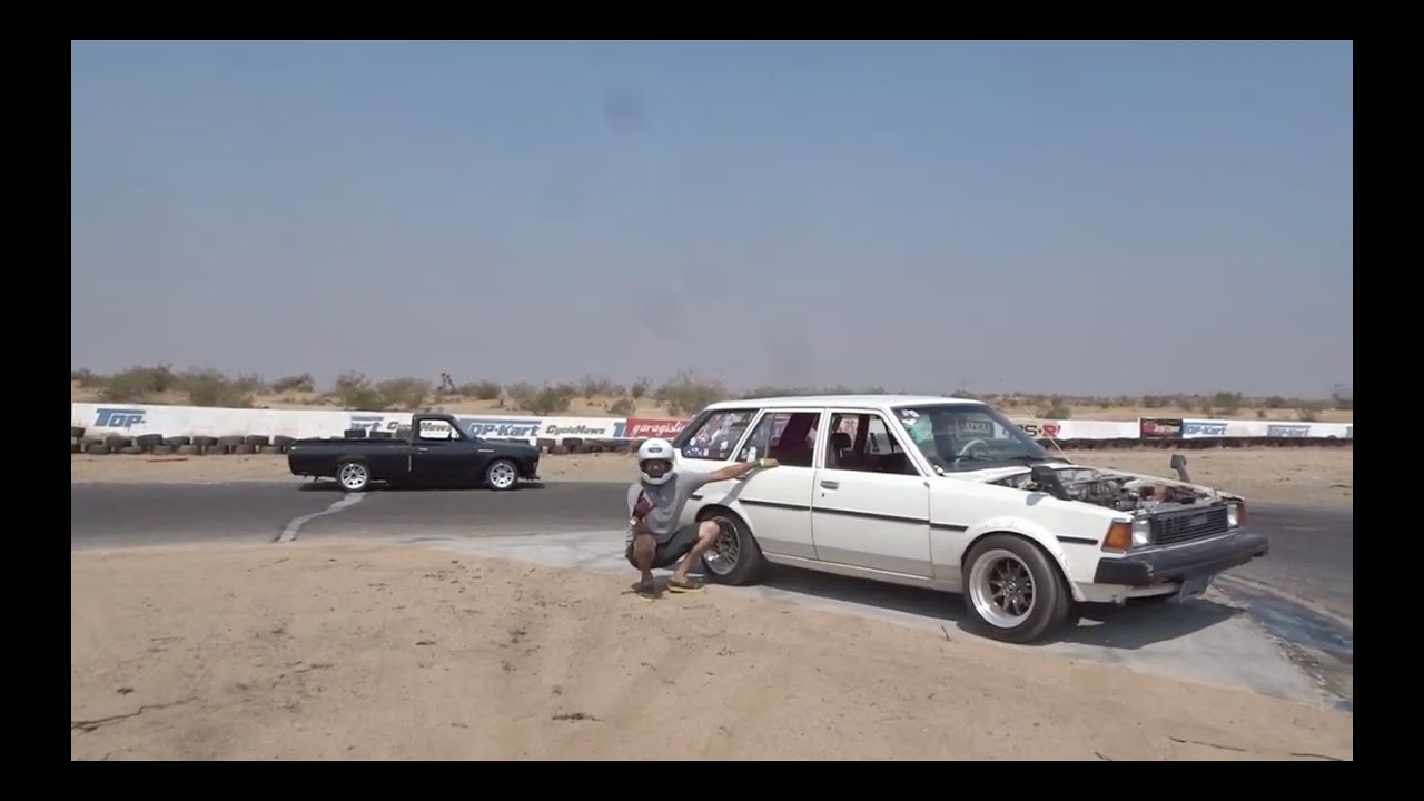 82 Corolla Wagon drifts Apple Valley Speedway Hosted by DEFWORX