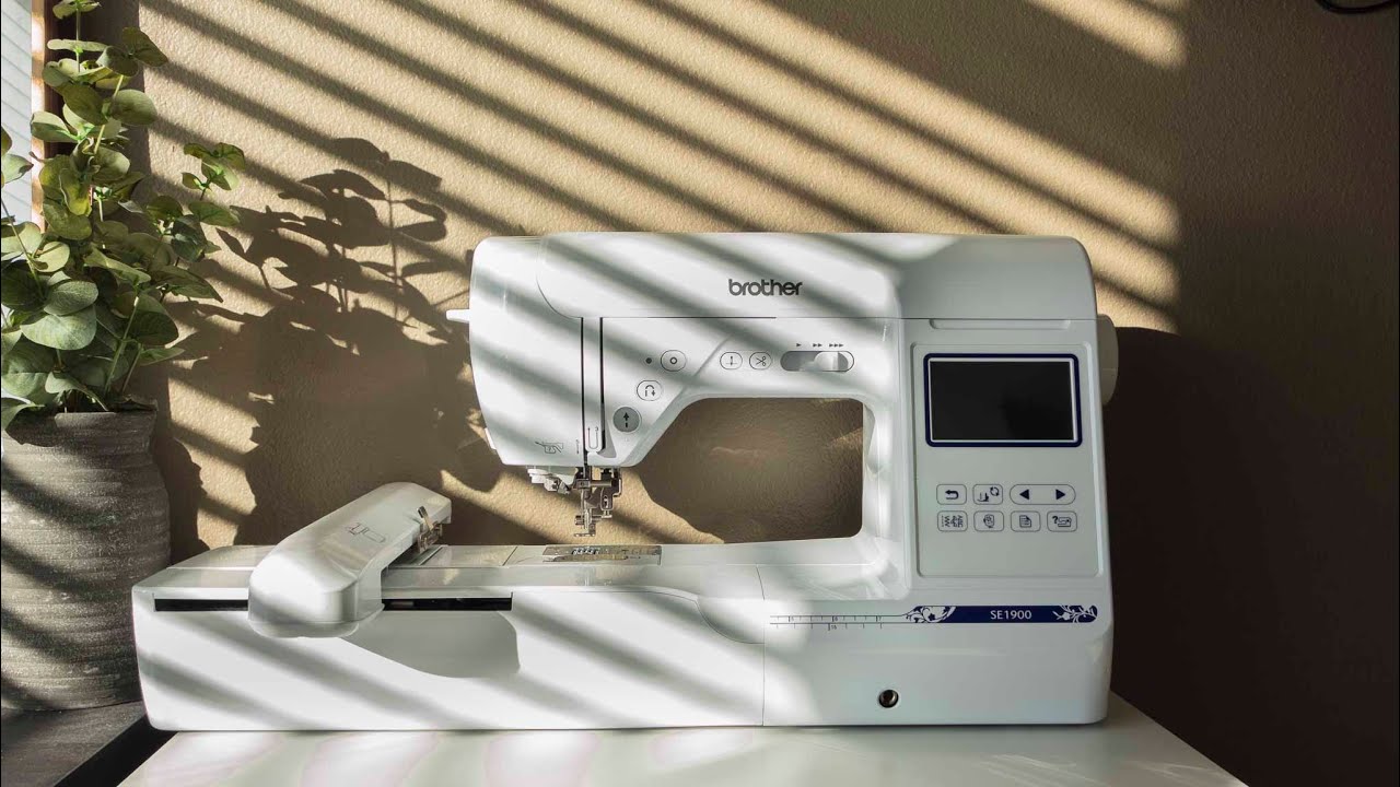 How To Set Up Brother se1900 for Embroidery