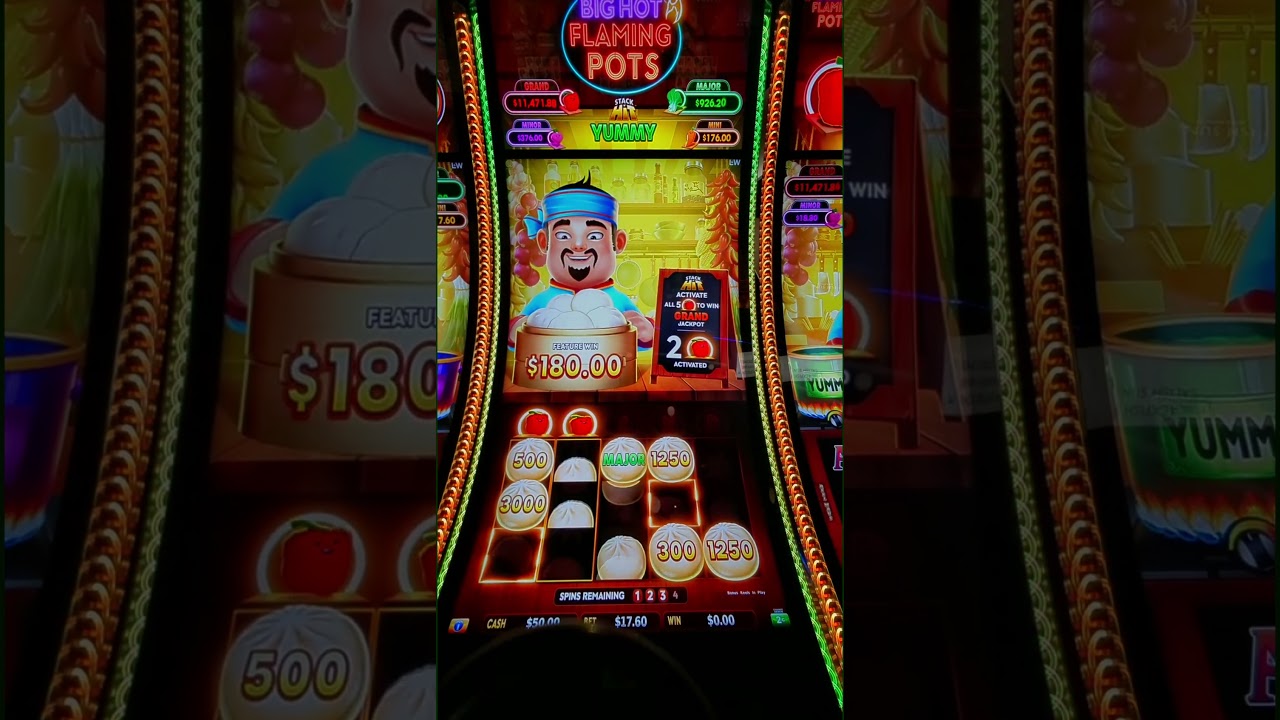 I Got the Major! Big Hot Flaming Pots #jackpot #casino #slot
