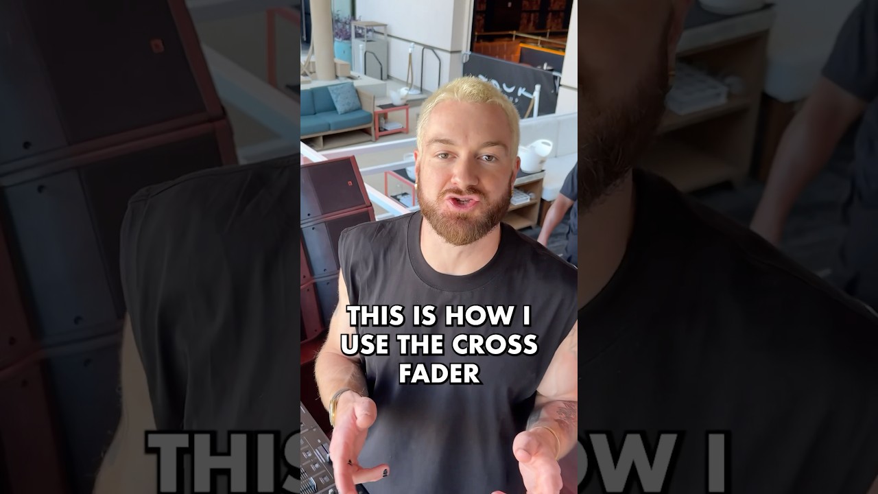 How I use the cross fader 👀