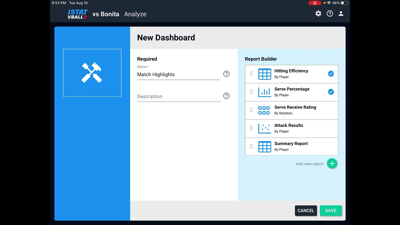 Custom reports