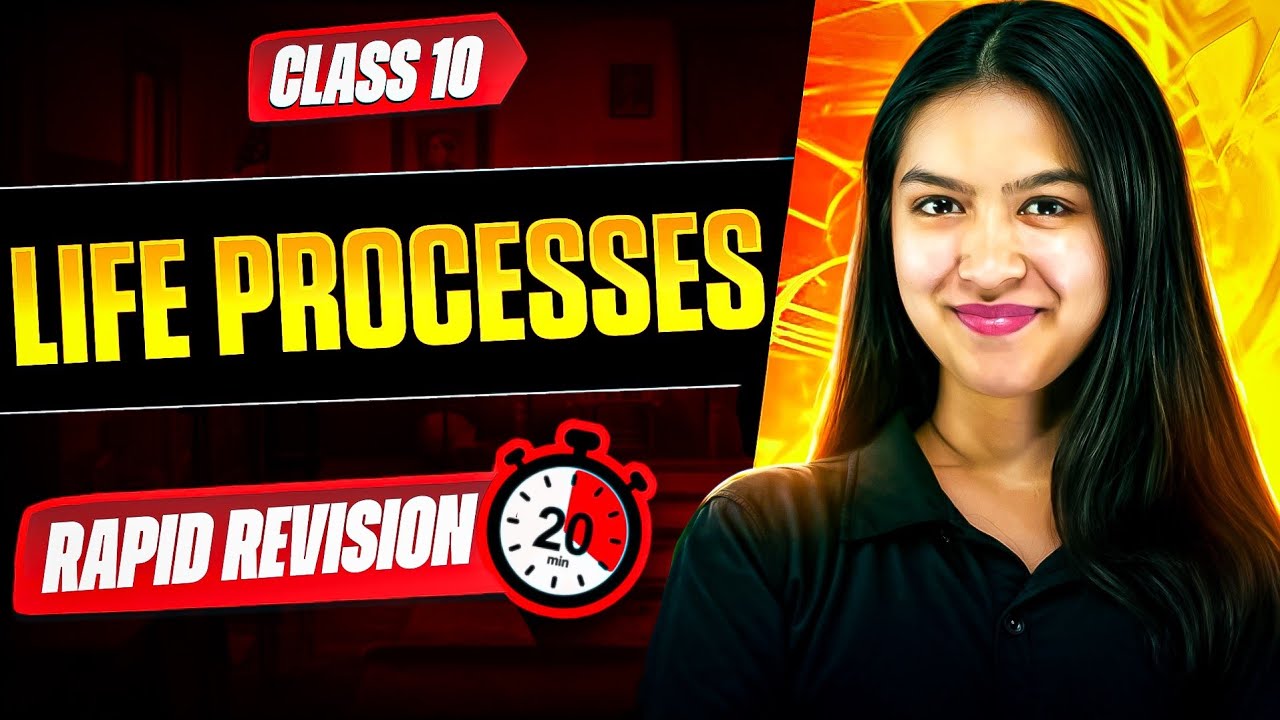 Life Processes Class 10 | Rapid Revision in 25 Minutes | Full Chapter for 2026 Boards