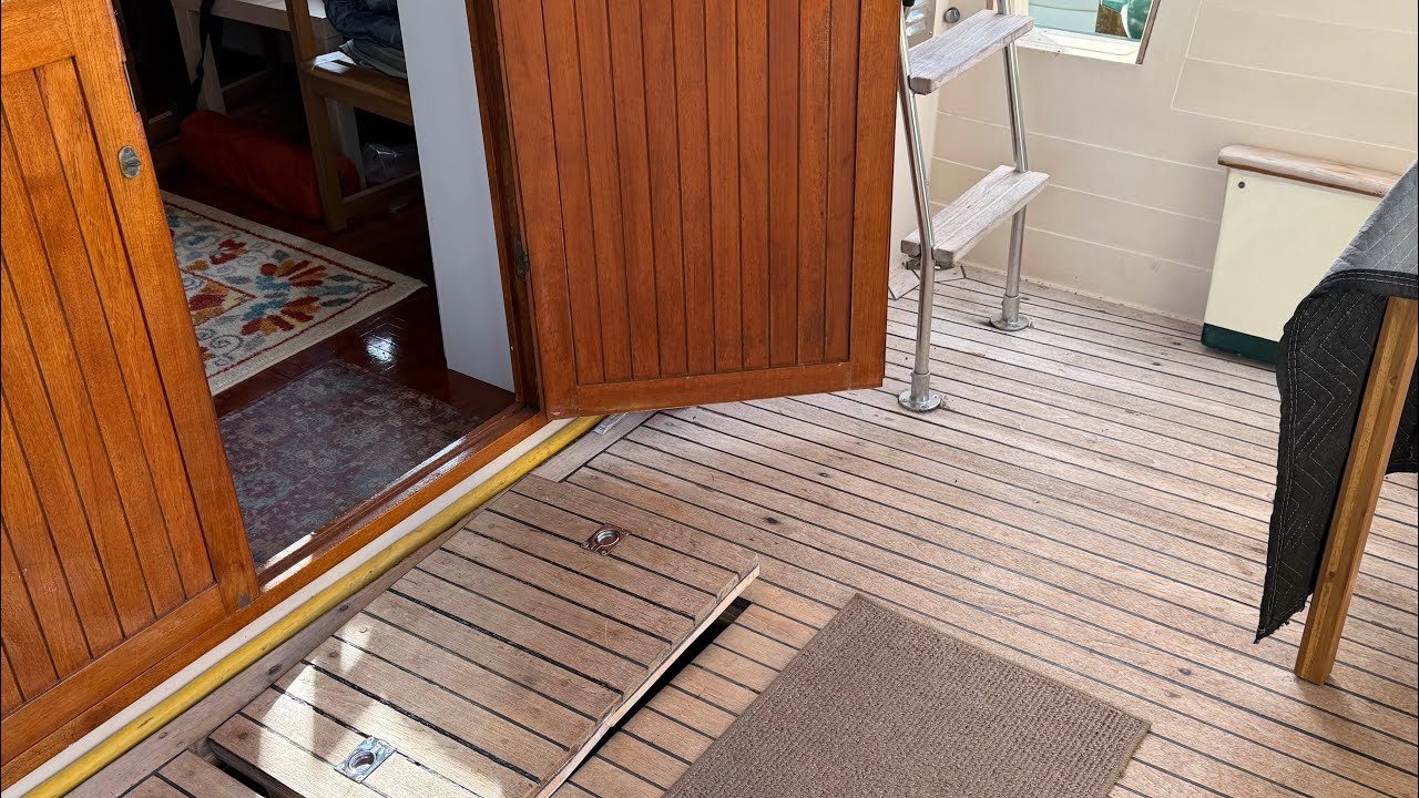O MY what Have I DoNe!!!! Boating prep America’S Great LOoP 36’ Manettee Hatch Cut 