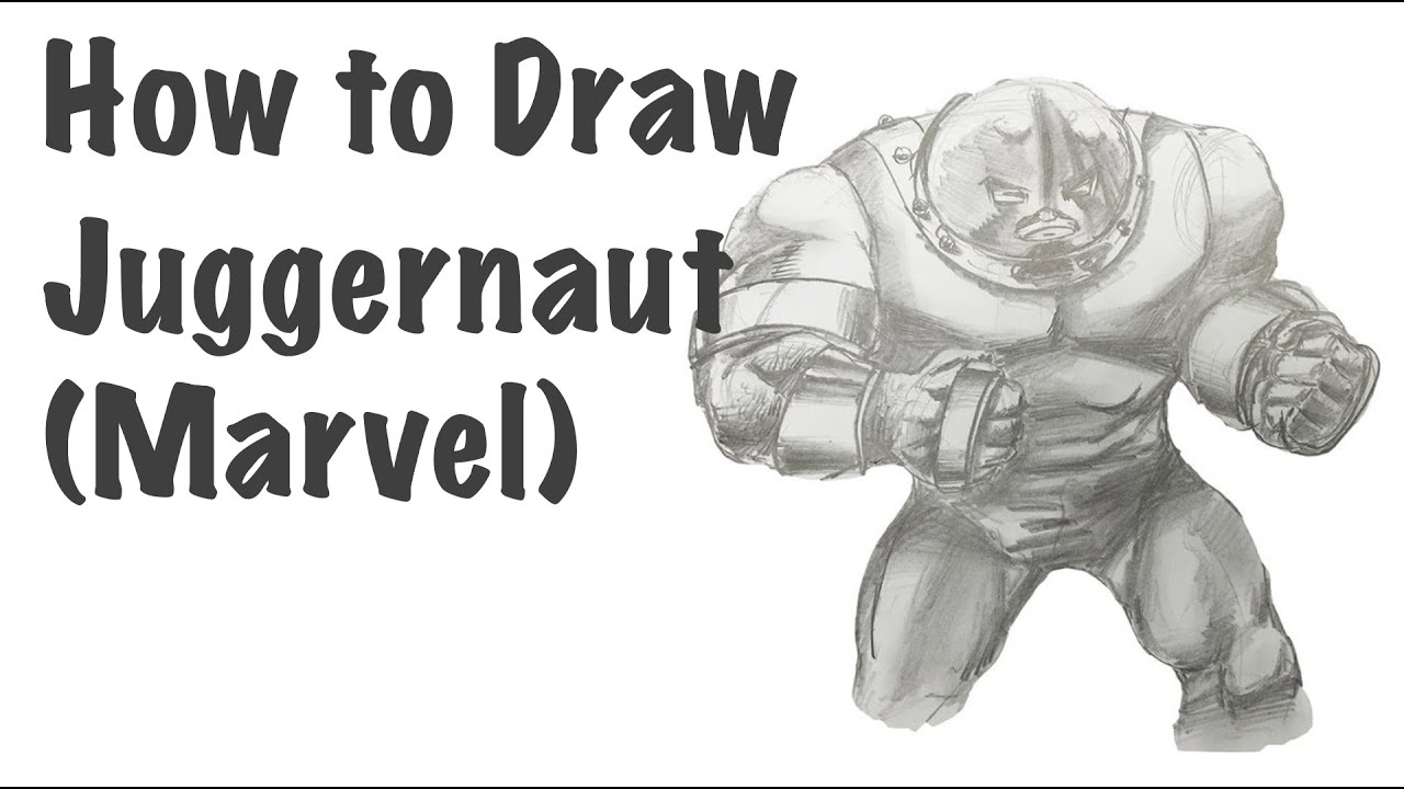 How to Draw Juggernaut (Marvel)