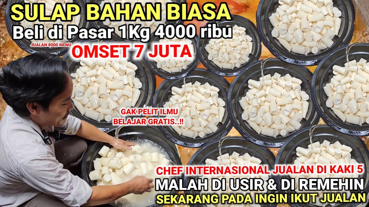 MODAL SEUPRIT..!! OMSET 7 JUTA GAK PELIT ILMU BONGKAR RESEP ASLI MASTER CHEF YG MENYAMAR | IDE USAHA