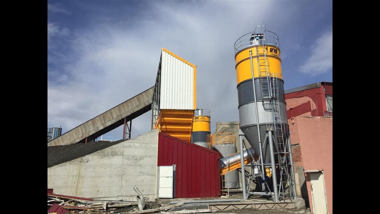 ins makina TCDD Sivas Prekast Travers beton santrali   Precast Travers concrete batching plant