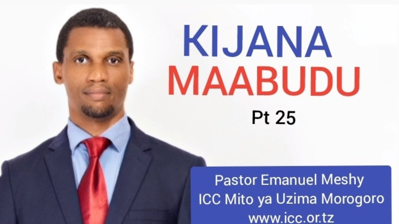 Kijana Usafi na Maabudu ~ Pt 25 ~ Pastor Emanuel Meshy