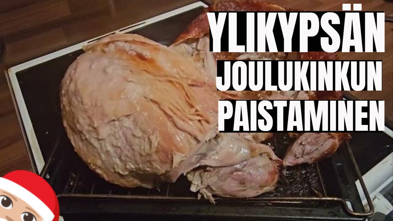 Yli kypsän Joulukinkun paisto