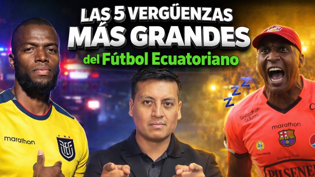 LAS 5 VERGÜENZAS MÁS GRANDES del Fútbol Ecuatoriano 🇪🇨📉 | Lo que nadie quiere recordar