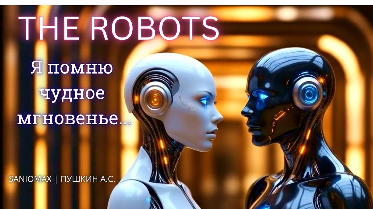 💔 Эта песня оживила роботов! 🤖 ПУШКИН «Я помню чудное мгновенье» | AI Music Video | SANIOMAX