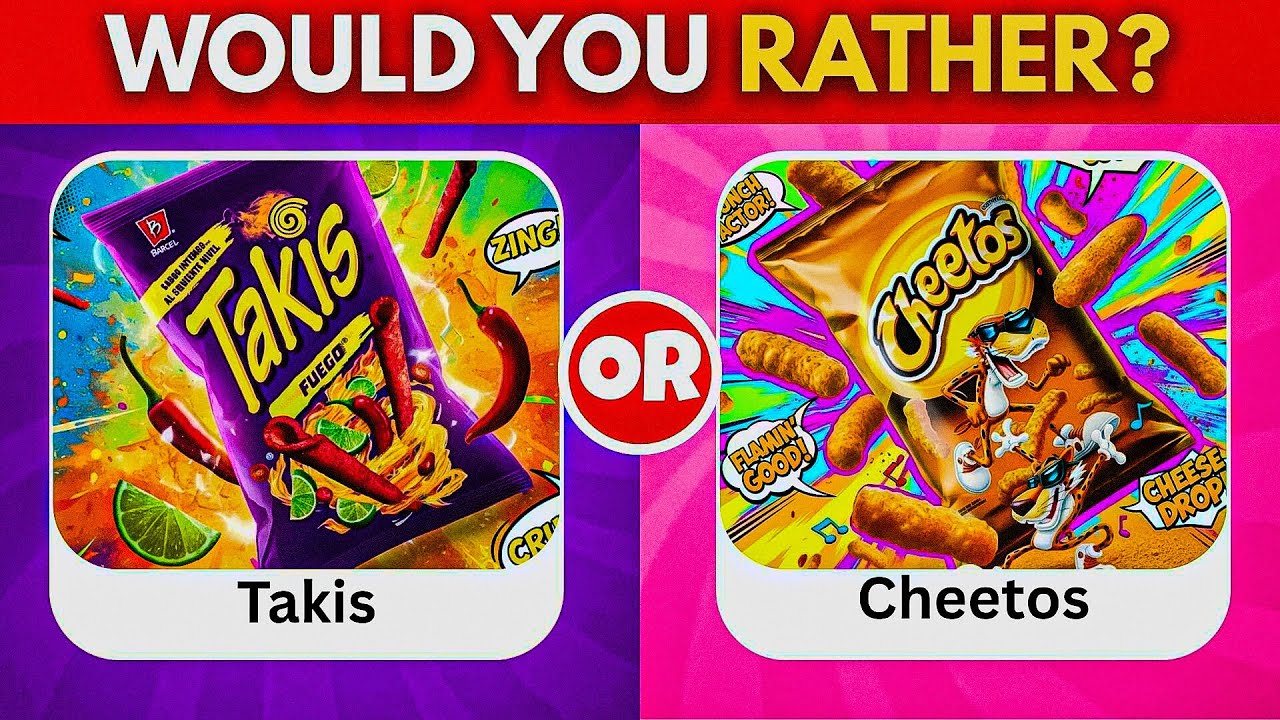 Would You Rather...? FOOD Edition 🍟🍔 Quizzilla