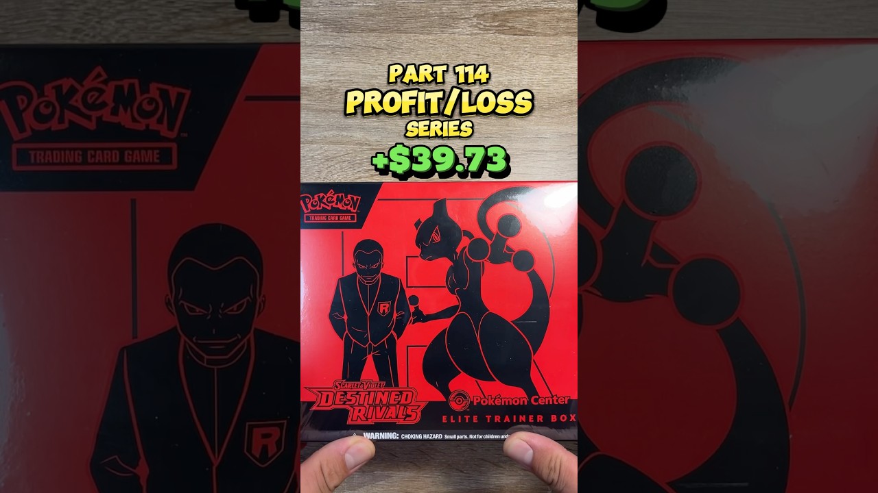 Channel Profit/Loss Series! -Day 114- Pok&eacute;mon Center Destined Rivals ETB Pack Opening