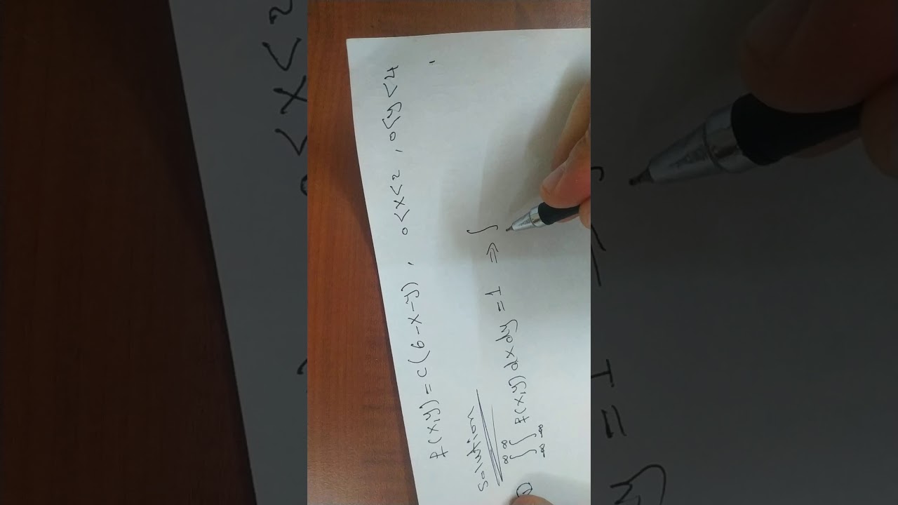 المتغيرات العشوائية المزدوجة/ احتمالات متقدمة المرحلة الثانية