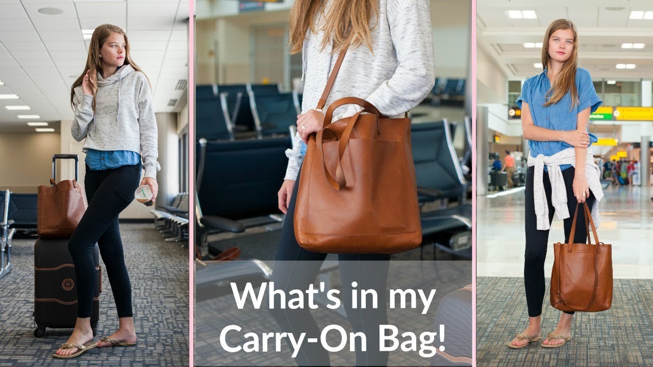 What's in my Carry-On/Carry-On Essentials | Madewell Medium Tote