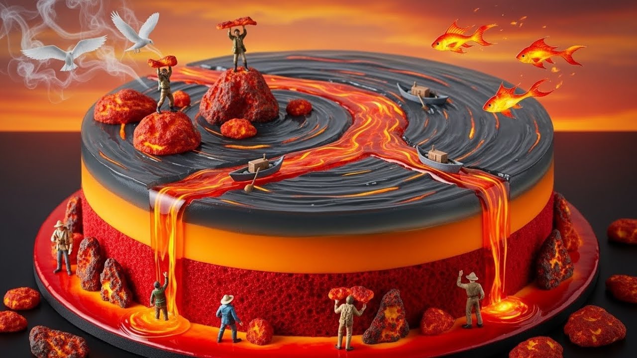 Dreamy Cake You Won’t Believe This Living Jelly Cake | Super Oddly Satisfying AI Edition