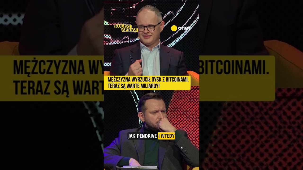 WYRZUCIŁ DYSK Z BITCOINAMI. TERAZ SĄ WARTE MILIARDY | OnetNews