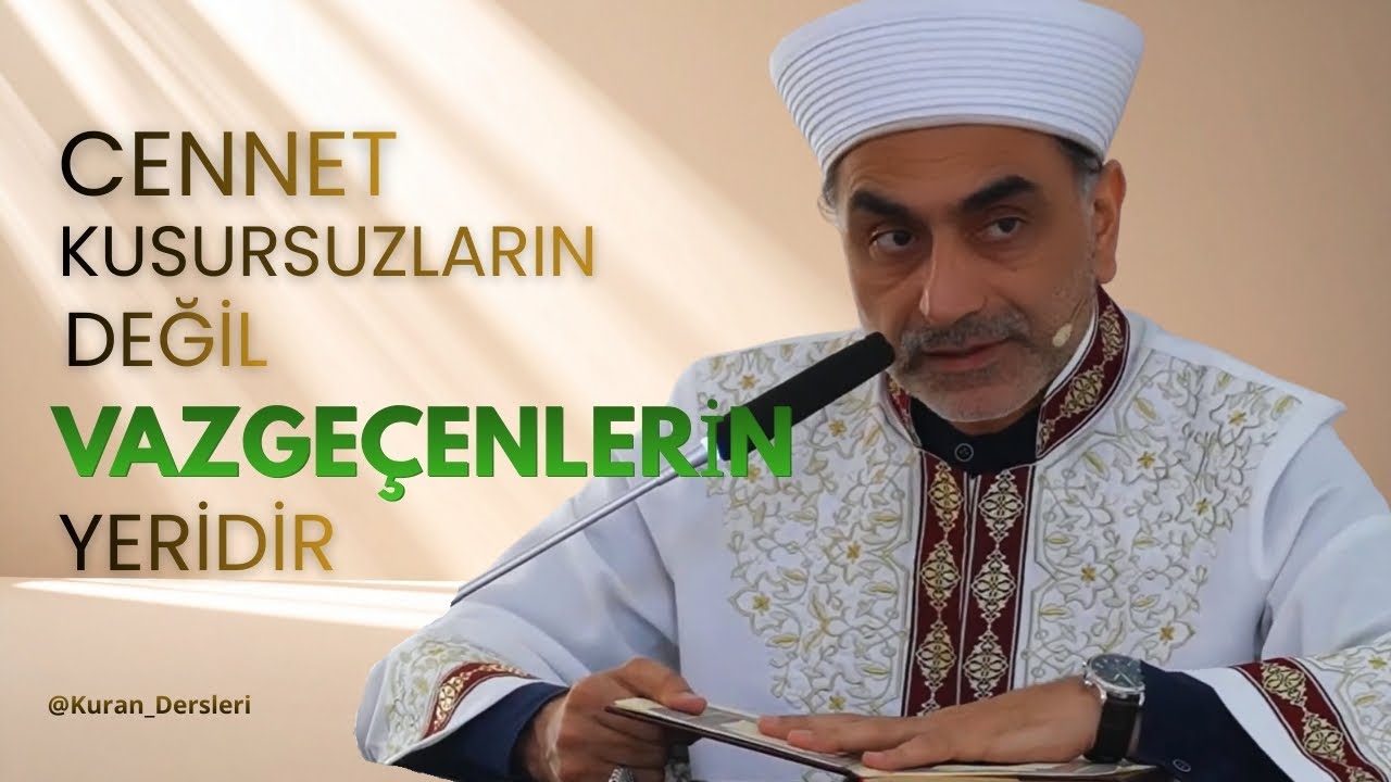 Cennet, Kusursuzların Değil Vazgeçenlerin Yeridir. @ProfHalisAydemir