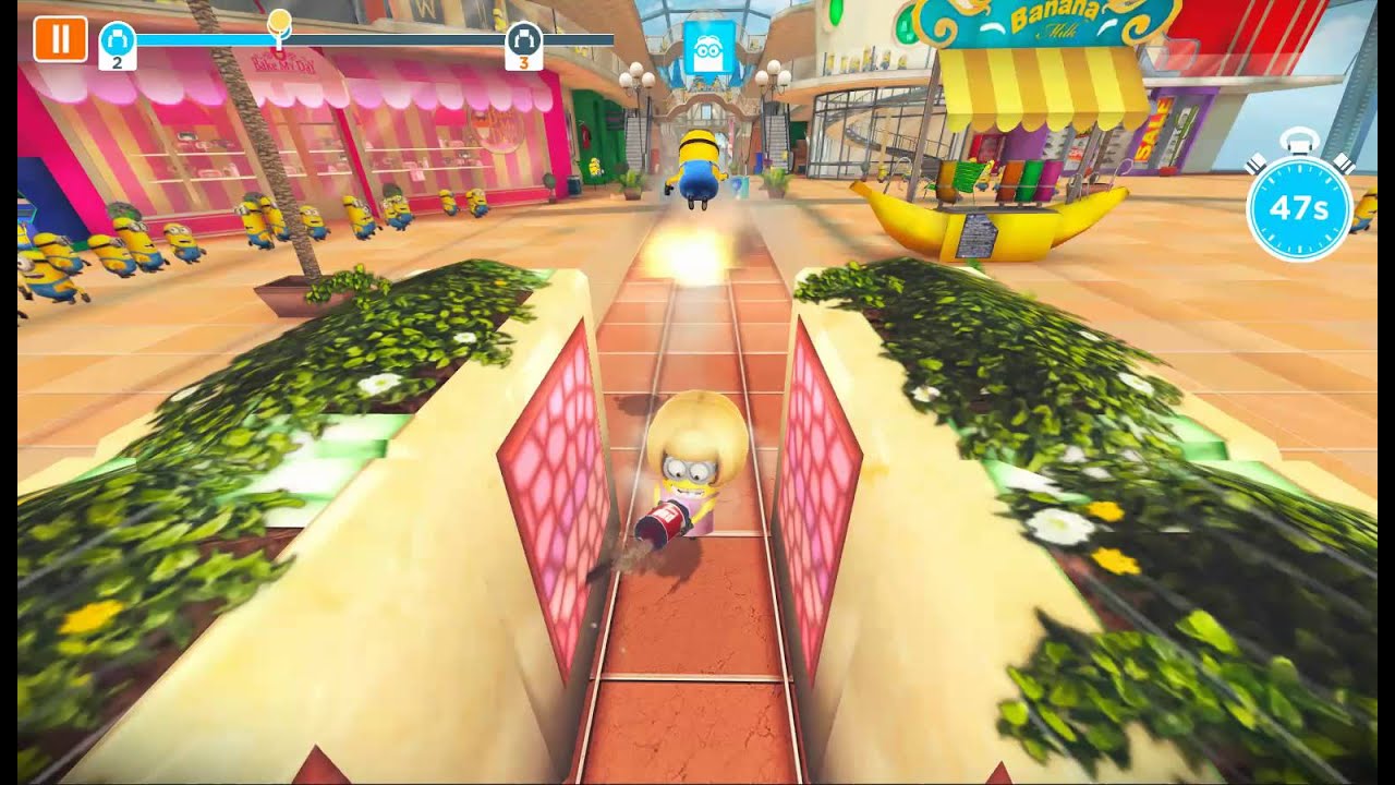 Minion Rush Races | Time-attack Score 693 !