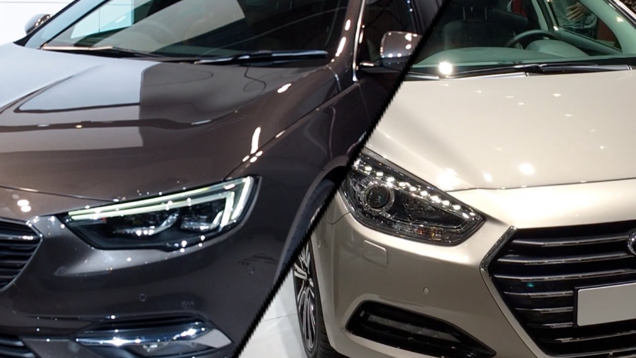 2017 Hyundai i40 Wagon vs. 2017 Opel Insignia Sports Tourer