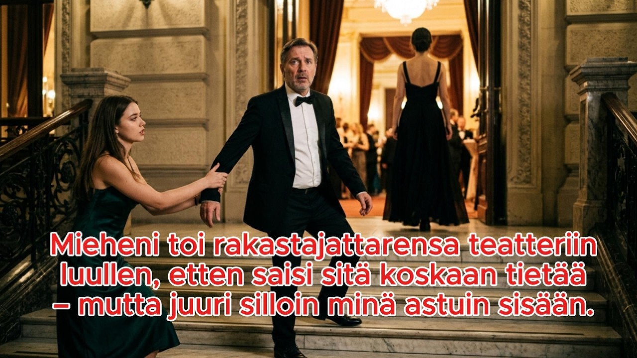 Mieheni toi rakastajattarensa teatteriin – eikä odottanut näkevänsä minua!