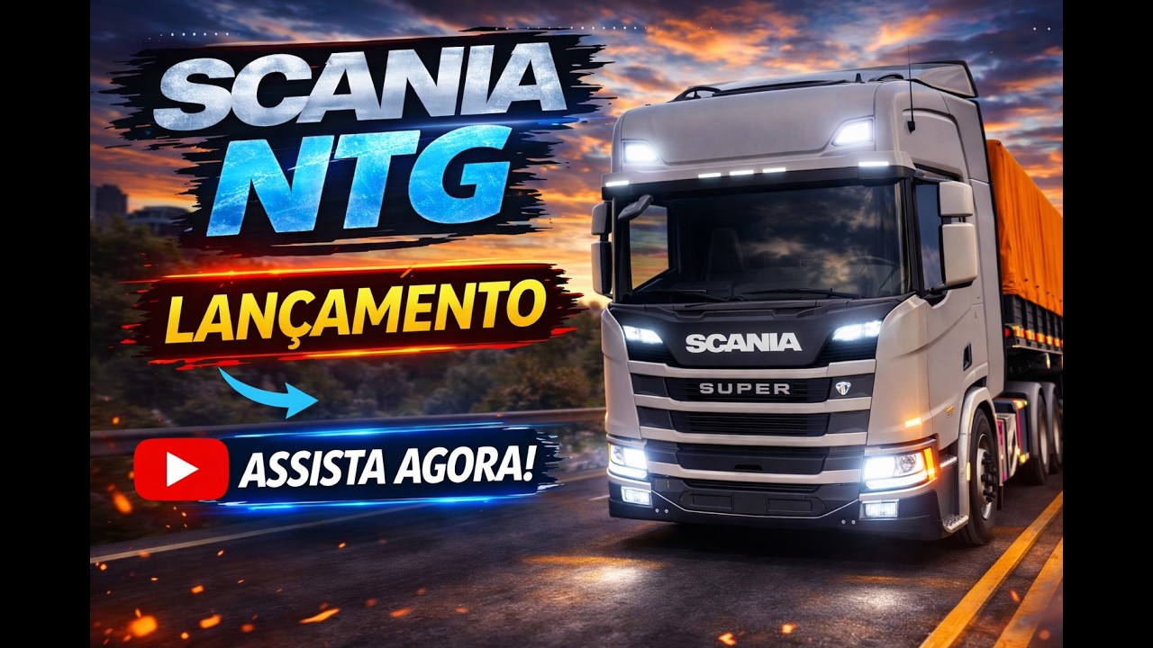 SCANIA NTG - LANÇAMENTO BeamNG.drive (Primeira Viagem)