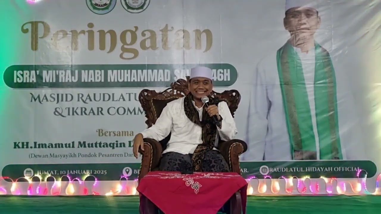 PERINGATAN ISRA' MI'RAJ NABI MUHAMMAD SAW MASJID RAUDLATUL HIDAYAH 2024M
