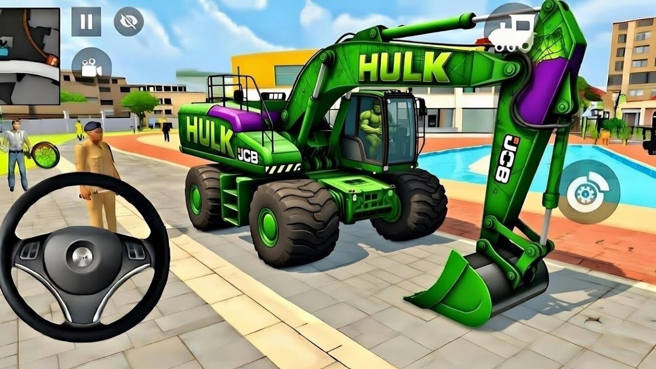 🕷️Green Hulk Pop JCB & Kamla , Spider 3D Game🤩Indian Thift Auto Simulator🤑Purchase Lot's of Granny