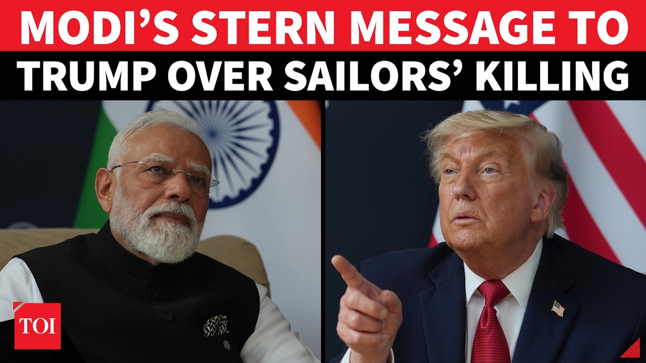 'INDIAN LIVES MATTER': PM Modi's Stern Message to Trump to His Face After Seafarers' Killing | G7