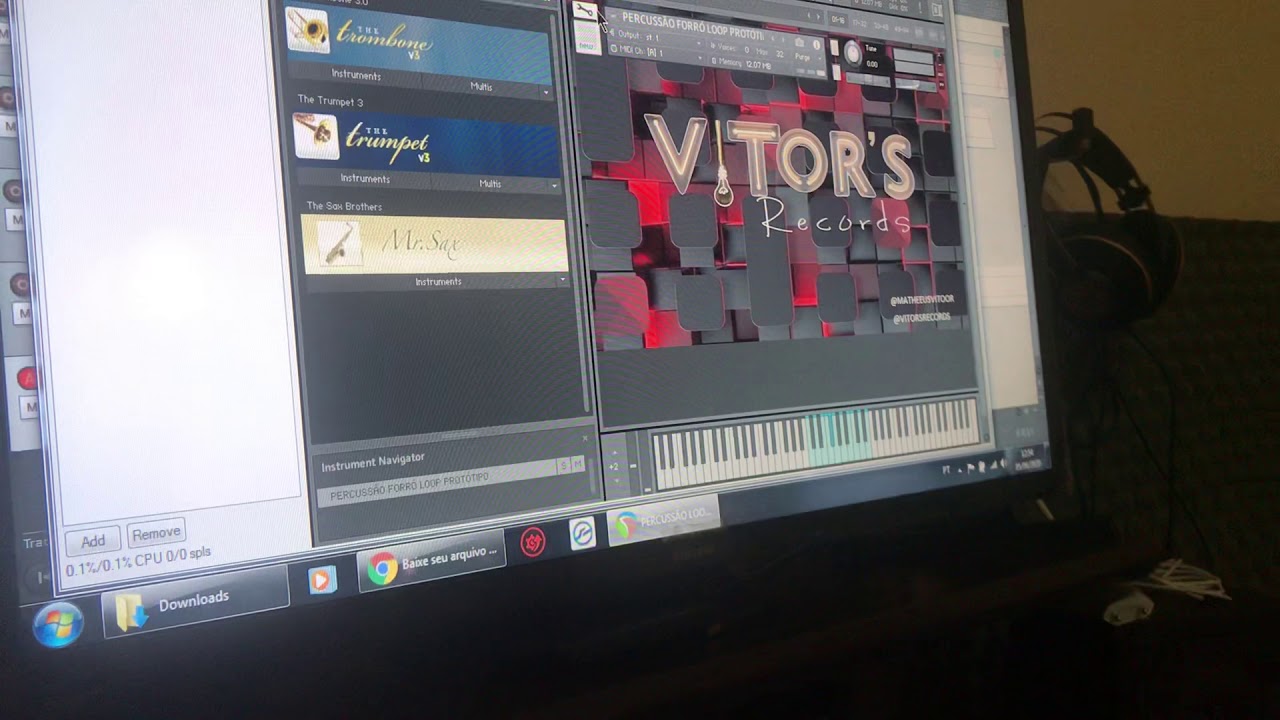 Percussão para forró GRÁTIS - a partir do Kontakt 5.6.6