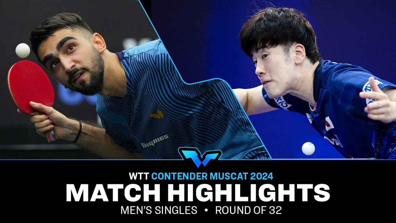 Navid Shams vs Ryoichi Yoshiyama | MS R32 | WTT Contender Muscat 2024