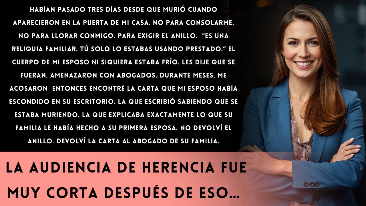 Mis suegros exigieron que devolviera el anillo de compromiso después de que mi esposo murió — pero..