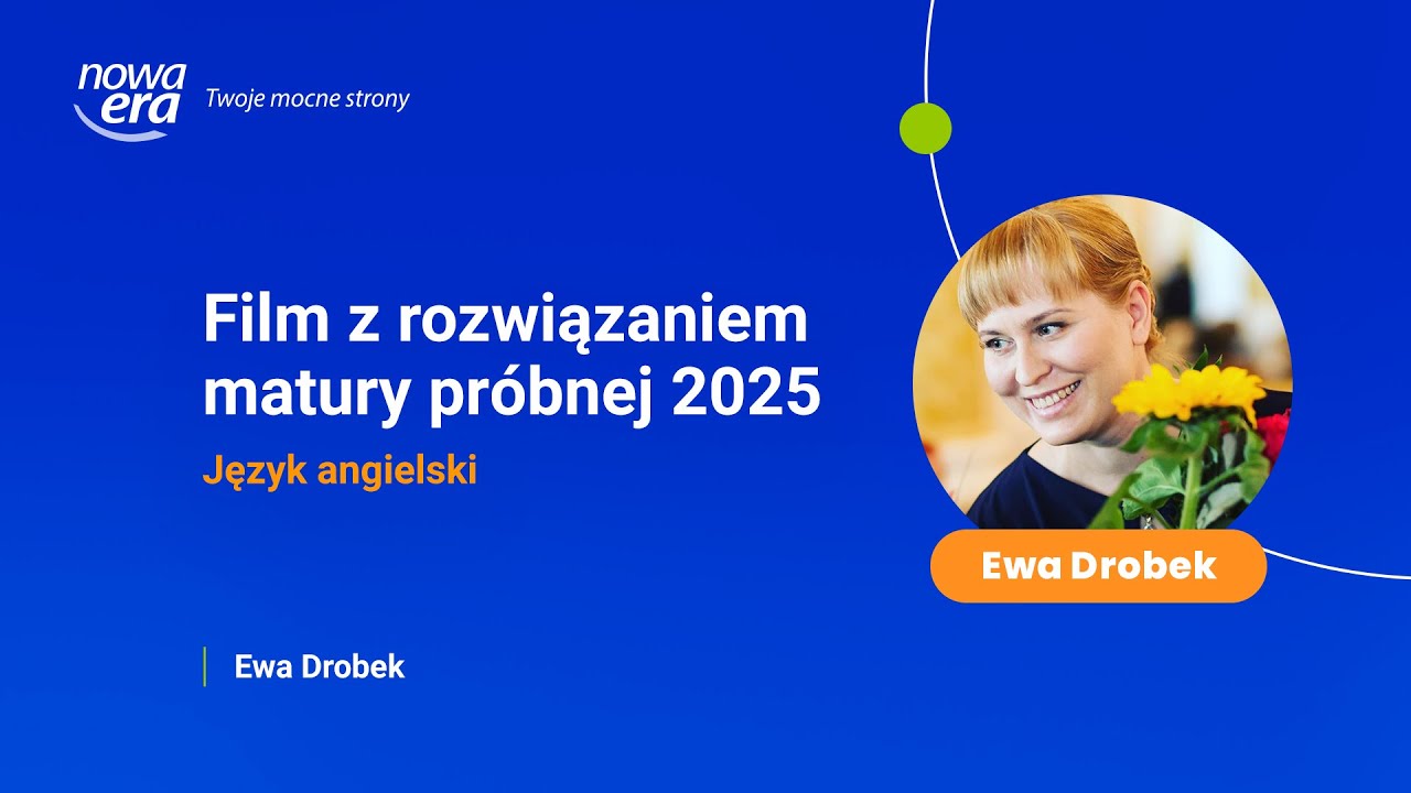 Arkusz maturalny 2025 pod lupą. Film z rozwiązaniami arkusza próbnej matury z języka angielskiego
