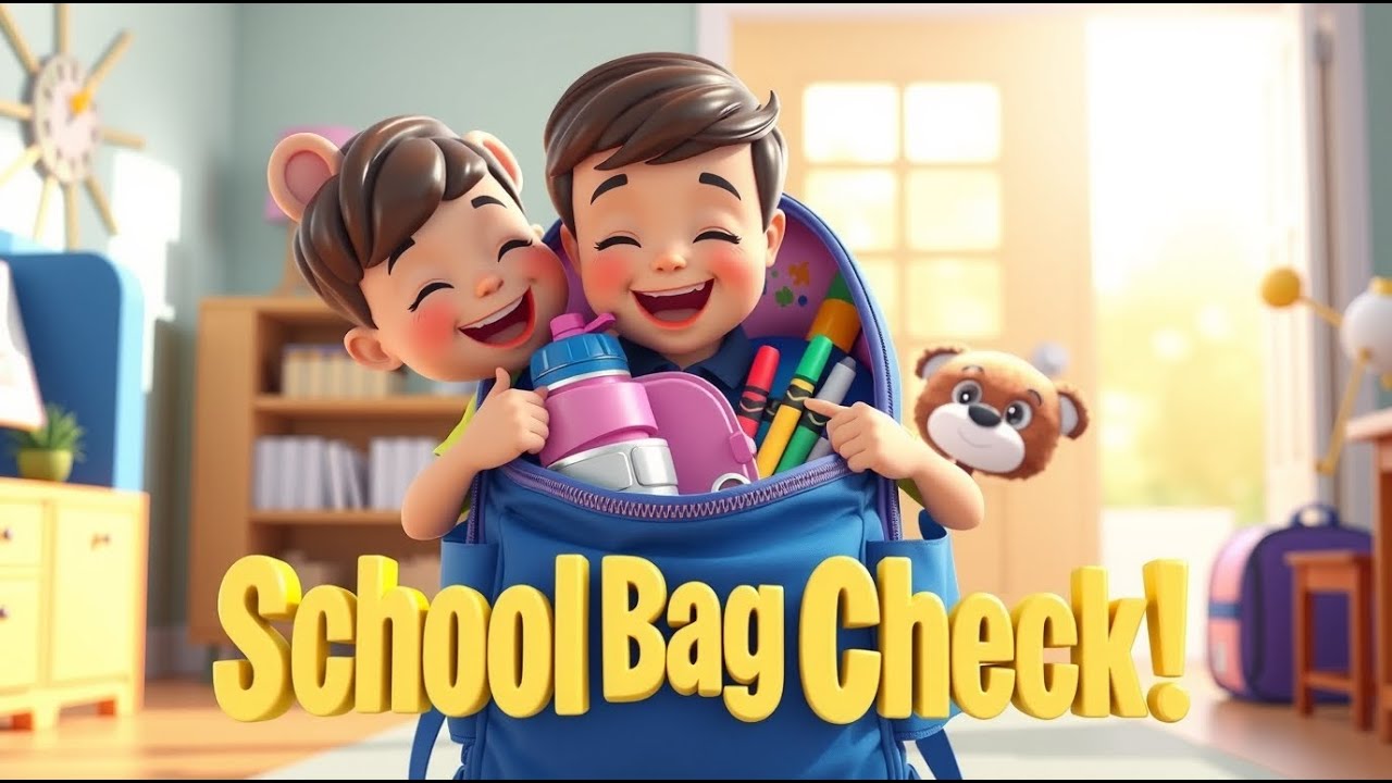 Ready for School! Bag Check Song | Toddler & Preschool Morning Routine Songs