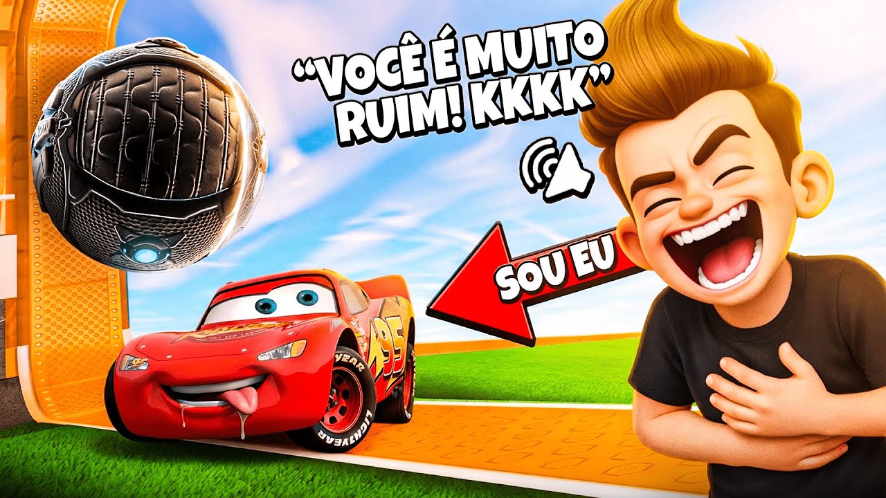 ME ANALISEI AO VIVO SEM SABER NO ROCKET LEAGUE KKKKKKK