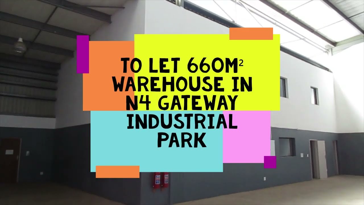 To Let 660 sqm A Grade Mini Industrial Unit in N4 Gateway Industrial Park, Pretoria