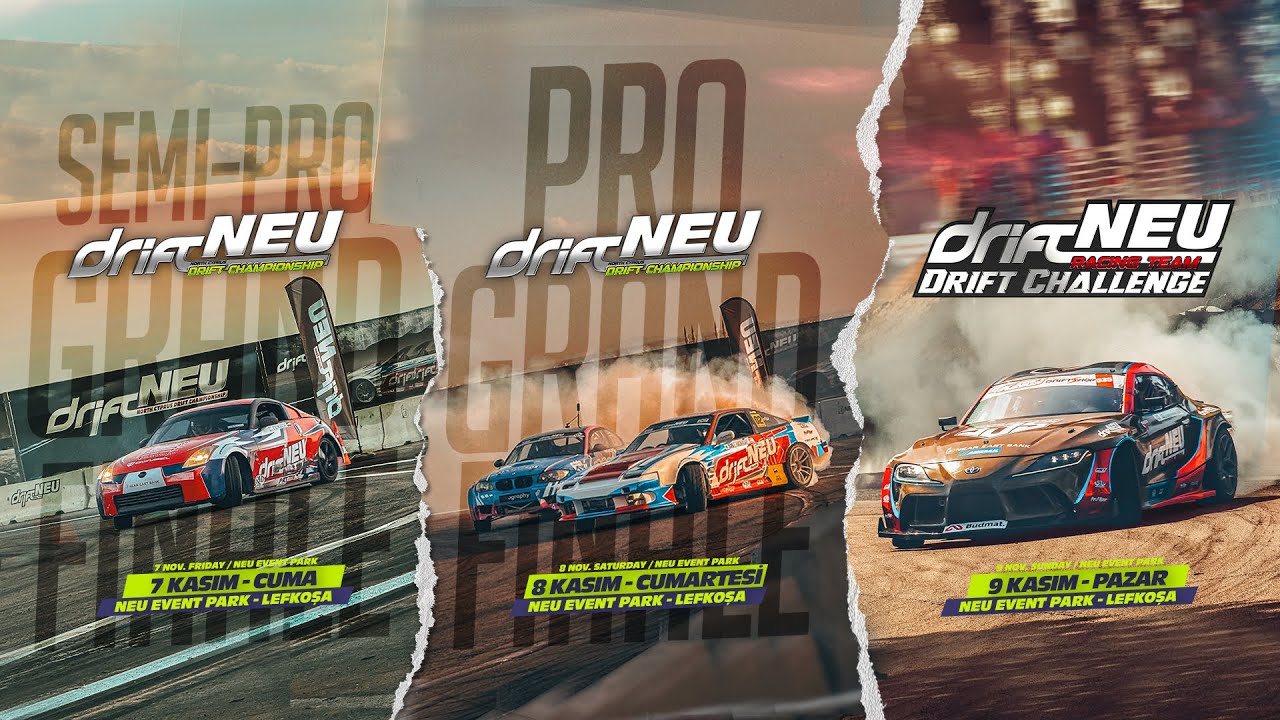 #Canlı I Drift NEU Kuzey Kıbrıs  Drift Şampiyonası Pro Kategori Final Yarışı İkili Çıkışlar