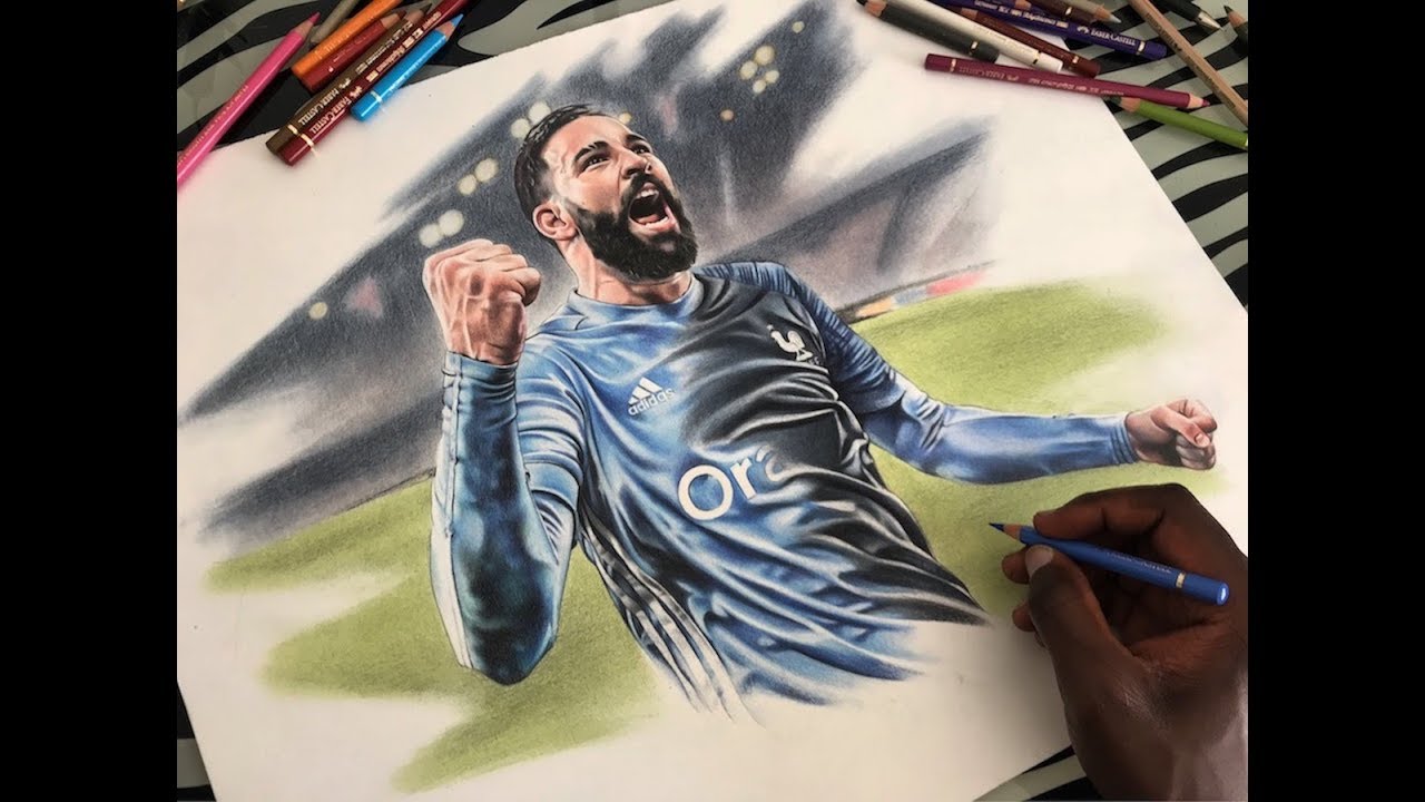 Portrait d'Adil Rami par Percymadraw