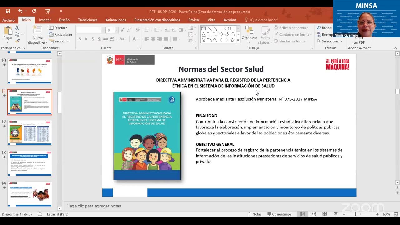 CORRECTO LLENADO DE ATENCIONES EN LA HOJA HIS Y REGISTRO DE LA INFORMACIÓN EN EL APLICATIVO HISMINSA