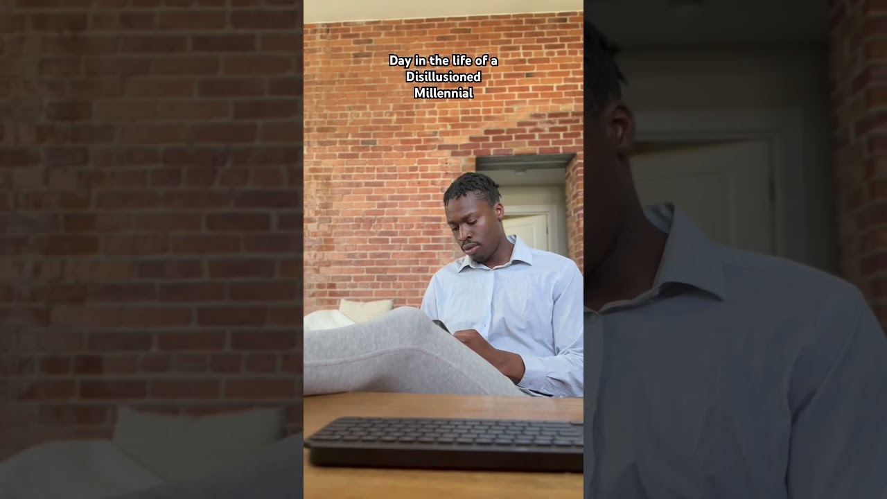 Day in the life of a disillusioned millennial #millennials #millennial #wfh #corporatelife