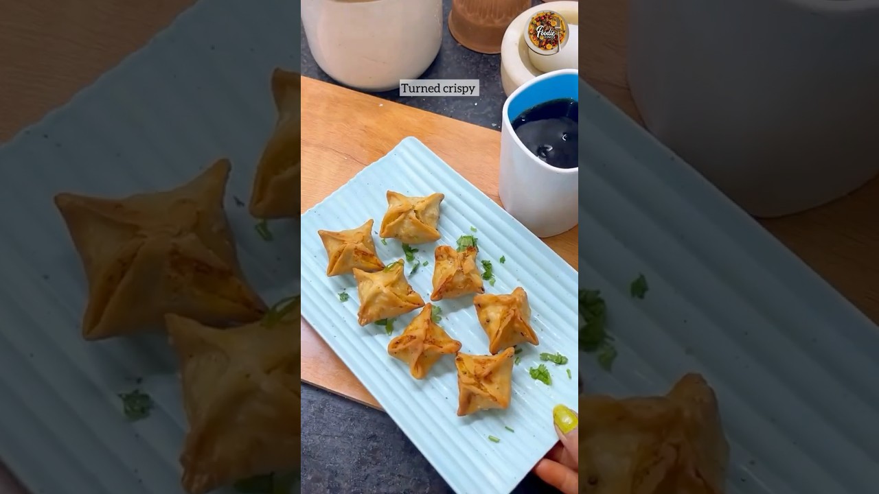 Flaky Samosa | Samosa Recipe | Small Size Samosa #shorts #foodie #samosa #recipeshorts