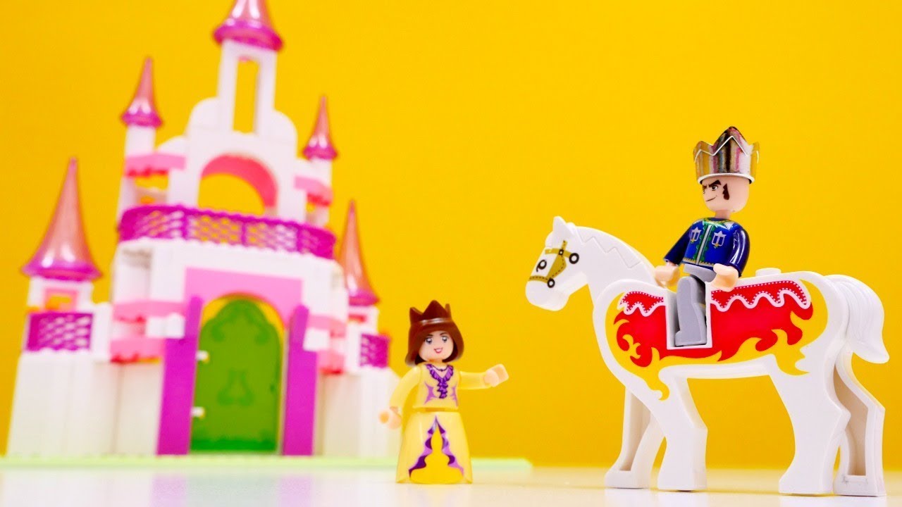 Video mit Lego für Mädchen- Wir bauen ein Schloss für Puppen