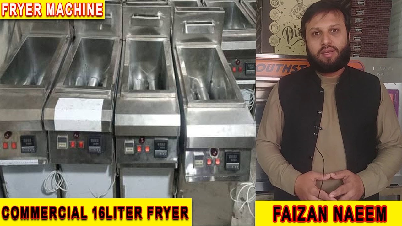 Commercial 16 Litter Fryer | Zinger Fry machine | Chef Faizan naeem | Kitchen With Faizan