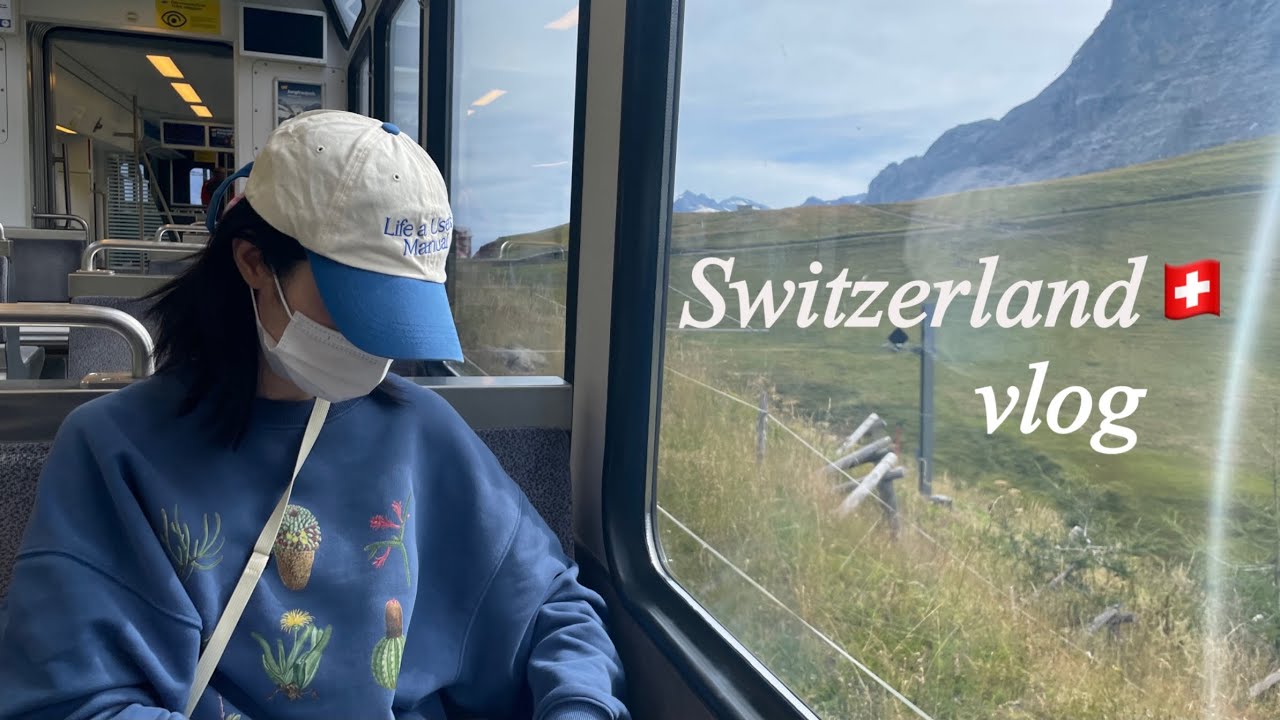 스위스 여행 ep.2 | 꿈만 같았던 스위스🇨🇭융프라우vip패스 추천 루트, 슈피츠에서 피크닉•융프라우•뮈렌통나무•이젤발트•그린델발트 별구경•인터라켄•패러글라이딩•슈피츠성